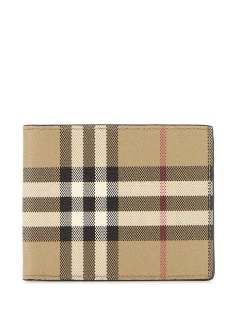Burberry Burberry Men Printed Canvas Wallet