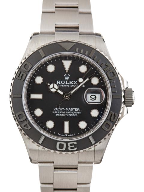 ROLEX Pre-owned Rolex Yacht-Master 42 Black Dial 226627 RLX Titanium
