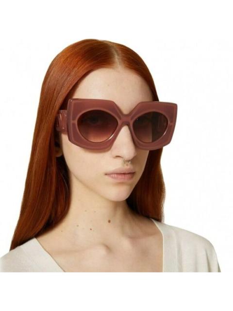 Valentino Valentino Women Sunglasses Titanium Pink Gold Rose Oversized Square V - SOUL VLS