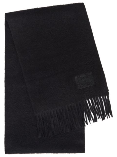 Paul Smith Paul Smith Logo Fringed Cashmere Scarf