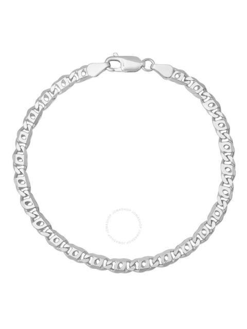 Other Designers Kylie Harper Men's THICK 8.5" Italian Sterling Silver Tiger Eye Chain Bracelet