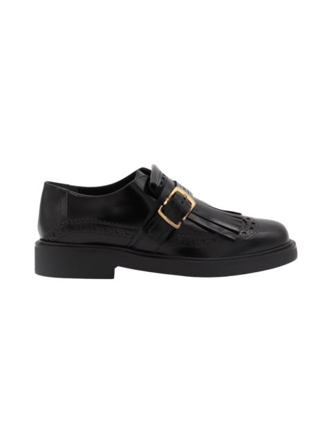 Tod's Black Leather Loafers