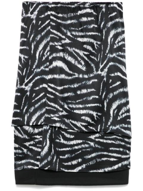 THE ATTICO ZEBRA SKIRT