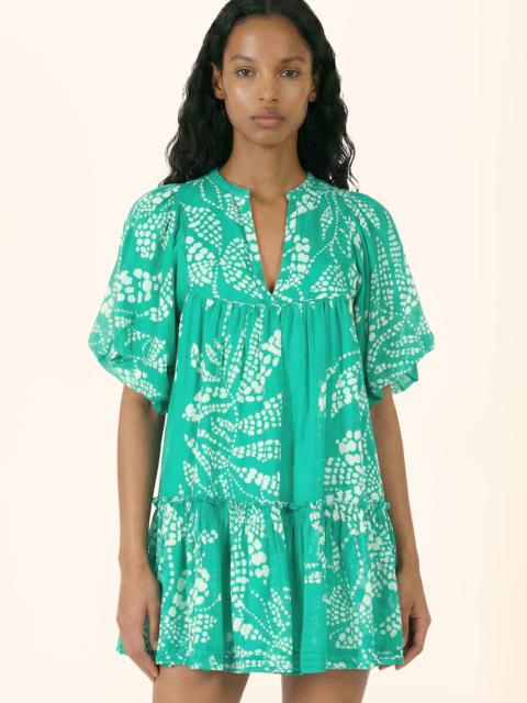 Poupette St Barth Mini Dress Cruz - Mint Austral