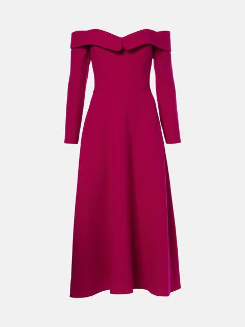markarian Cybil wool midi dress