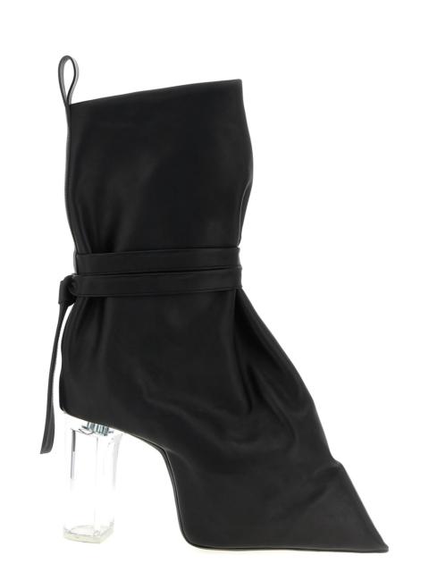Rick Owens 'Tied Taco Kiss' ankle boots