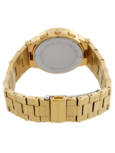 MICHAEL KORS Michael Kors Oversized Billie Frosted Chronograph Quartz Gold Dial Watch MK7556