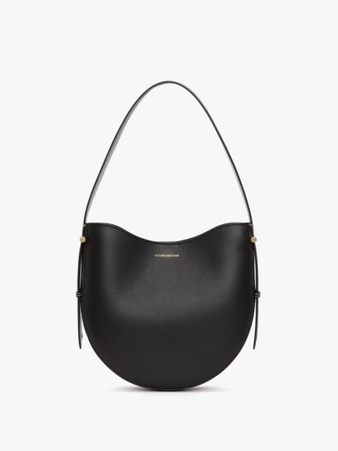 Victoria Beckham Dia Hobo Bag In Black Smooth Leather