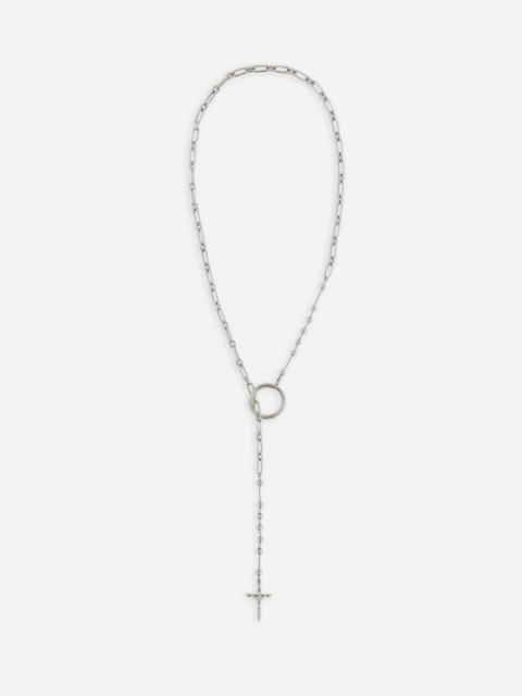 Dolce & Gabbana Rosary necklace with chain detailing