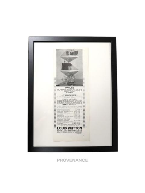Louis Vuitton Louis Vuitton Antique Vintage Newsprint Ad - PAQUES