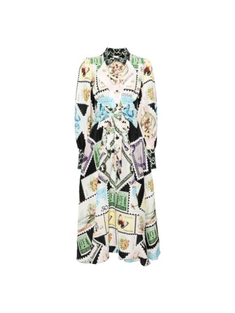 waist tie shirt dress