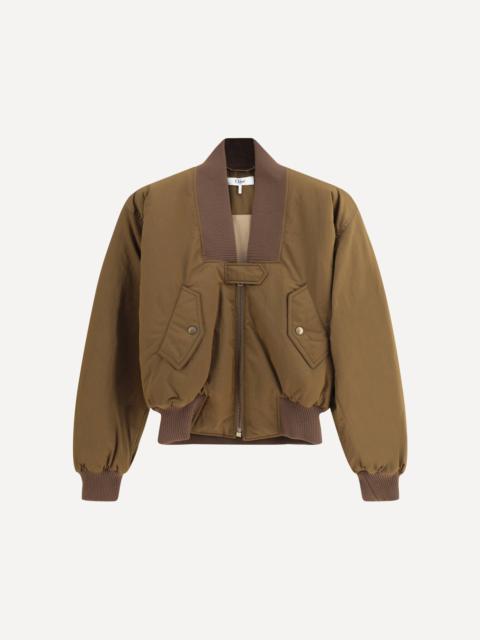 Chloé Nylon Bomber Jacket