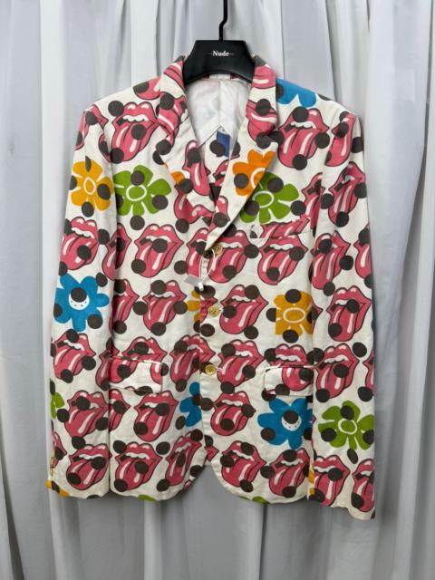 Comme Des Garçons Comme Des Garçons Rolling Stones Pop Art Cotton Suit