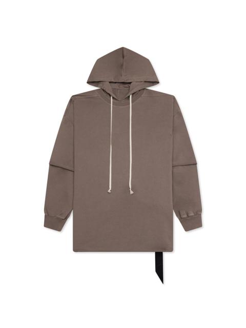 Rick Owens DRKSHDW TOMMY HUSTLER HOODIE - DUST