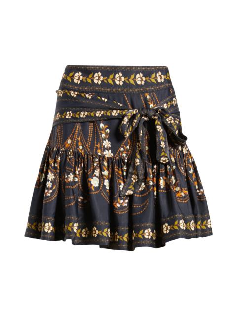 FARM RIO FARM Rio Garden Silhouette Miniskirt in Black at Nordstrom