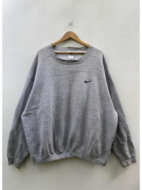 Nike Nike Swoosh Beige Grey Oversized Sweatshirts