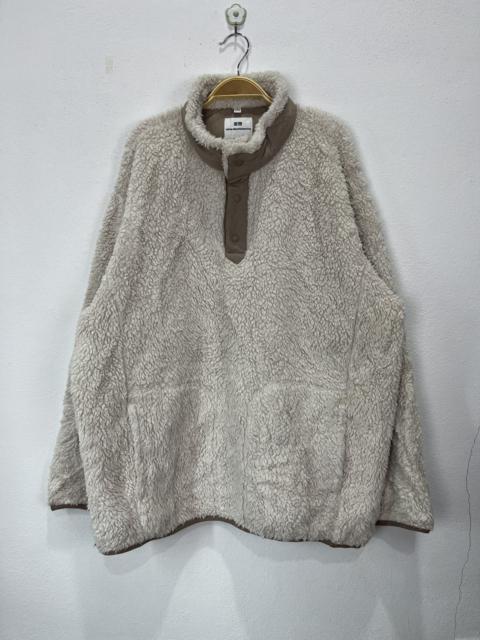 Other Designers WHITE MOUNTAINEERING x UNIQLO Sherpa Fleece Beige Sweatshirt