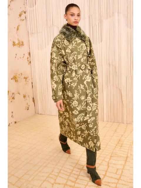 ULLA JOHNSON Sigrid Trench Coat with Removeable Collar