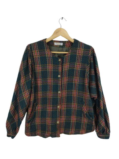 Other Designers Cardigan - Vintage Wool Cardigan Chanel Style