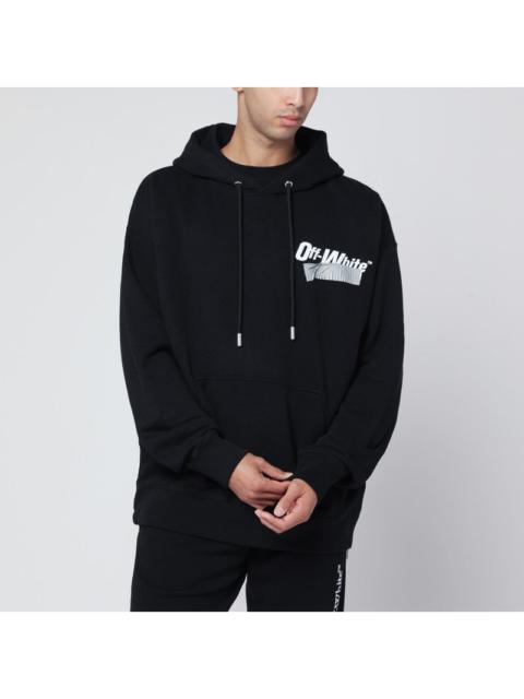 Off-White Off-White Black Cupid Tape Skate Hoodie Men