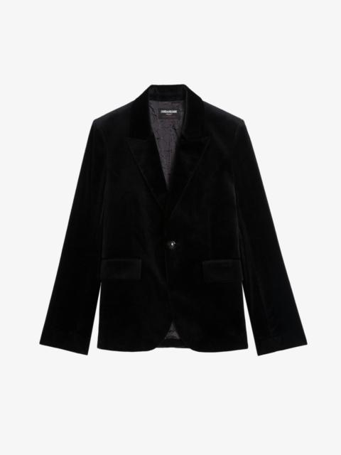 Zadig & Voltaire Vavy Velvet Blazer