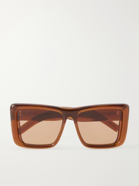SAINT LAURENT Sl 900 Howl Square-frame Acetate Sunglasses