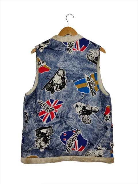 Other Designers Japanese Brand - Avantace Japan WRC Fullprint Sherpa Vest