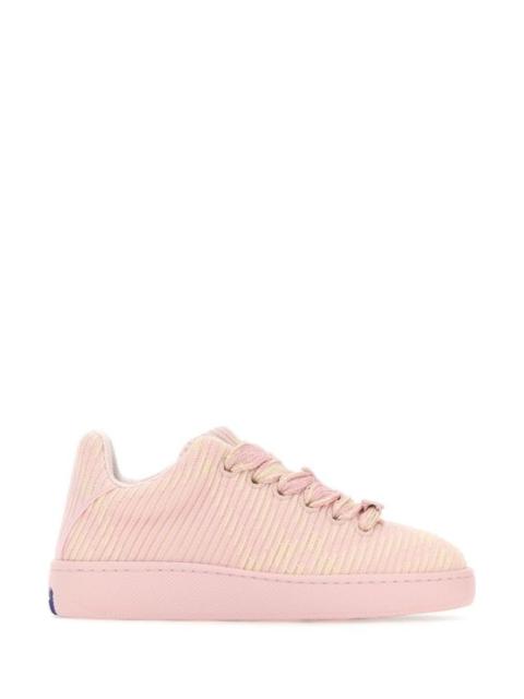 Burberry Woman Embroidered Fabric Box Sneakers