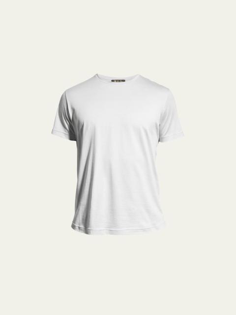 Loro Piana Men's Silk Cotton Jersey T-Shirt