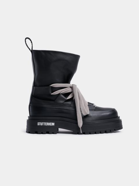 Stutterheim Lace Walker Leather Black