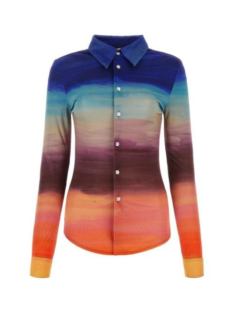 MARNI Multicolor Stretch Viscose Shirt