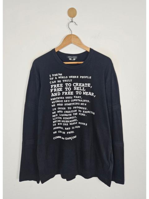 Comme Des Garçons Comme des Garcons CDG AW09 Poem Longsleeve