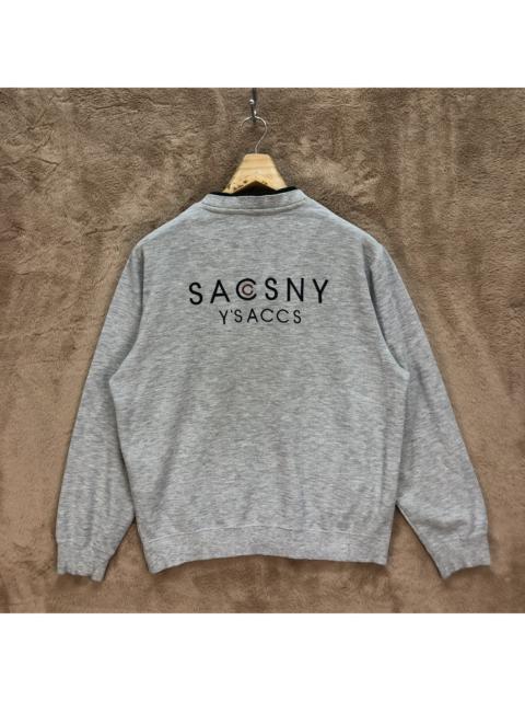 Other Designers Vintage - Rare🔥 SACSNY Y'SACCS Big Logo Sweatshirts #6219-54