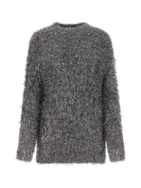 Isabel Marant Silver nylon blend Wayne sweater