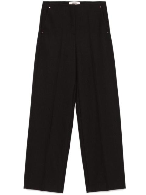 FENDI Fendi Women Wide Leg Wool Trousers