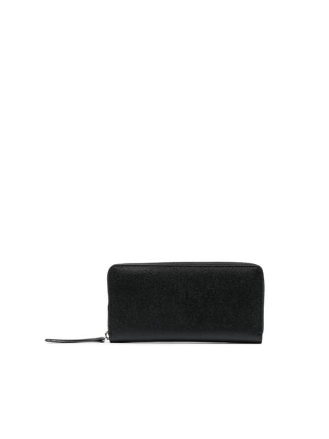 four-stitch zip-around wallet