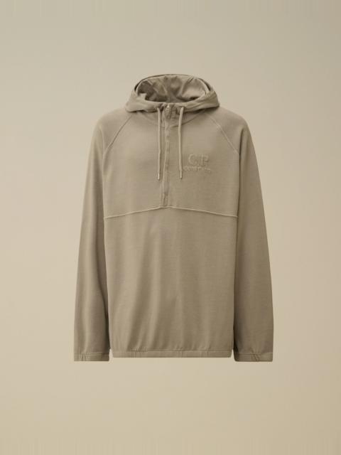 C.P. Company Acero Fleece Half Zip Hooded Sweatshirt