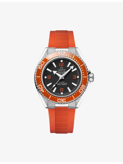 OMEGA Seamaster Planet Ocean 600M Stainless-Steel Rubber-Strap Watch 42mm