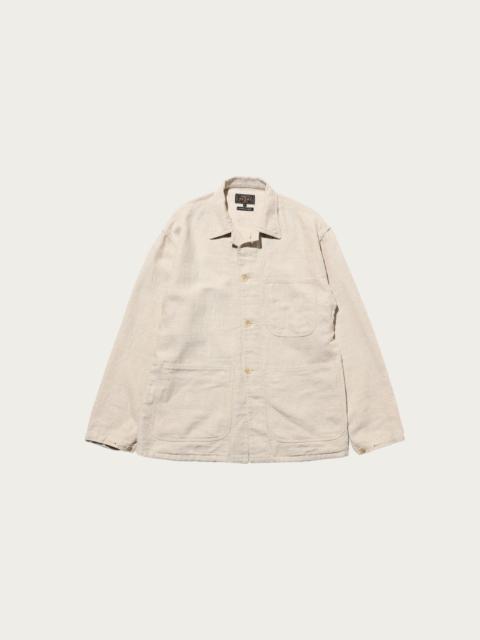 BEAMS PLUS MIL Chore Jacket Cotton Linen - Off White