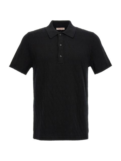 Valentino Valentino Polo Shirt 'toile Iconographe'