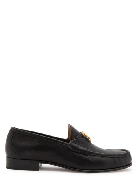 Valentino Garavani Vlogo Leather Loafers