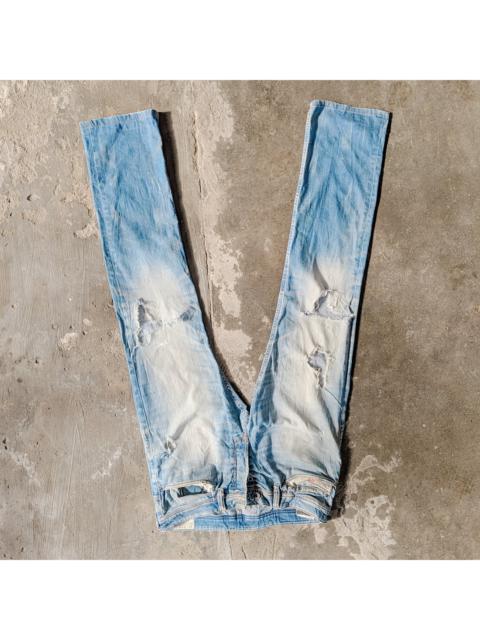 Diesel Diesel Industry Distressed Faded Button ZipTrousers Pants