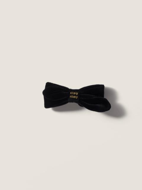 Miu Miu Velvet hair clip