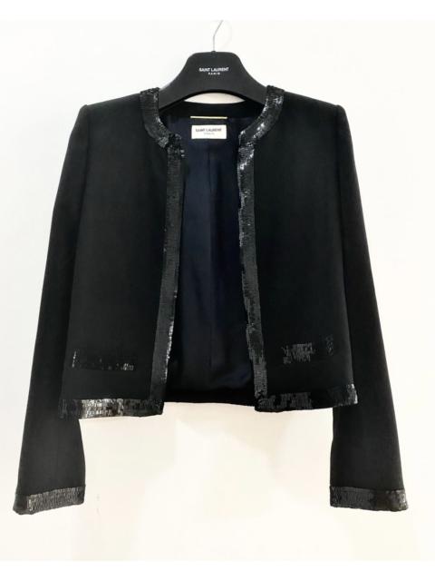 SAINT LAURENT Saint Laurent Paris Suit cardigan