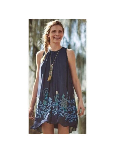 Other Designers Not So Serious by Pallavi Mohan - Not So Serious Anthropologie Woodvine Beaded Swing Dress 6