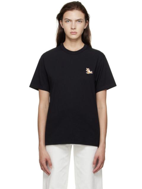 Maison Kitsune Black Chillax Fox T-Shirt
