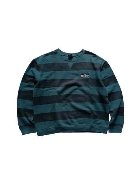 Other Designers Deviluse Striped Sweatshirt Rare Design