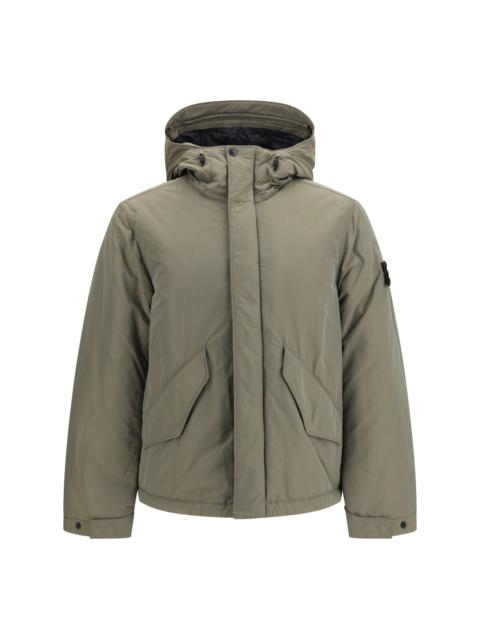 Stone Island Stone Island Padded Micro Twill Jacket Military Green