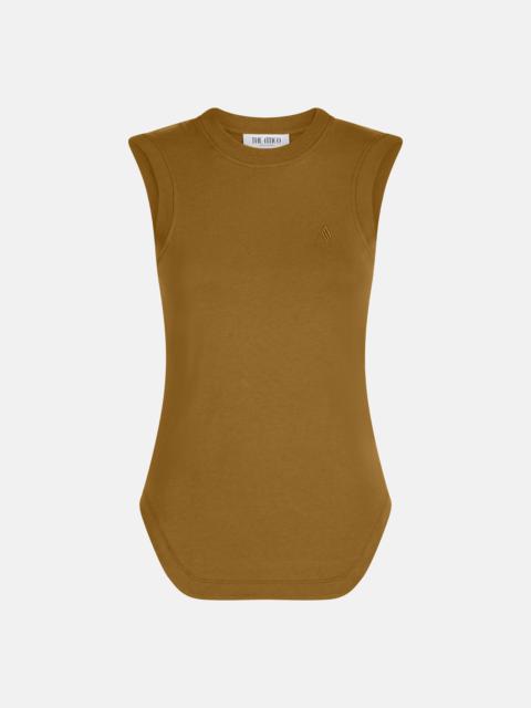 THE ATTICO MILITARY GREEN TANK TOP