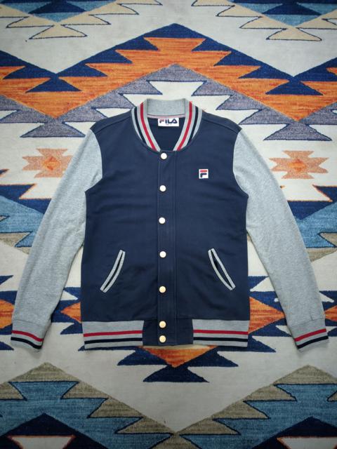 Fila Varsity Style Zipper and Buttons